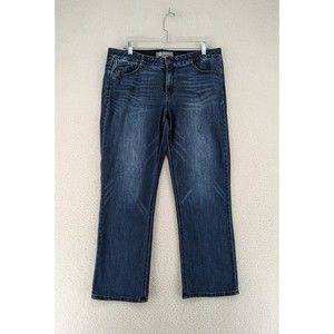 Democracy "Ab" Technology  Medium Wash Straight Leg Ankle Jeans Women's Size 10